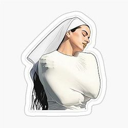 Rosalia Lux Berghain Reliquia La Perla La Yugular Magnolias Sticker