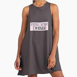 Of Course I'm Right Rosalia Funny Personalized A-Line Dress