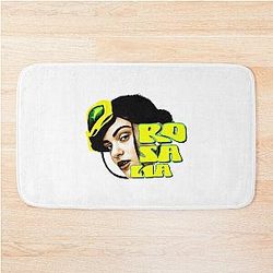 Rosalia - Pop Art Head Singer Spanish Bath Mat