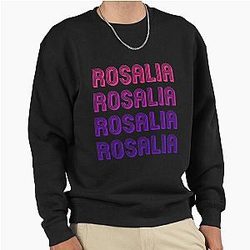 Rosalia Retro Minimal Pattern Pullover Sweatshirt