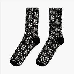 Rosalia Name Wood Style Monogram Letter R The Rosalia Gift For Rosalia Socks