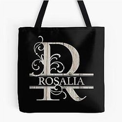 Rosalia Name Monogram Letter R The Rosalia Name Gift For Rosalia Tote Bag