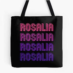 Rosalia Retro Minimal Line Pattern Tote Bag