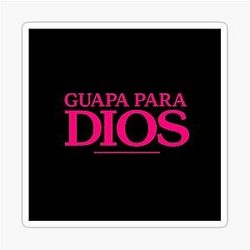 Rosalia LUX Guapa Para Dios Sticker