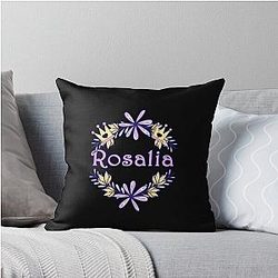 Pretty Princess Royal Crest Throw Pillow