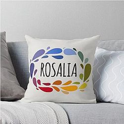 Rosalia Names for Wife Daughter Girl Throw Pillow