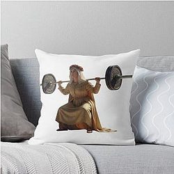 Santa Rosalia Throw Pillow