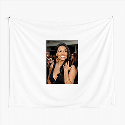 Silver Screen Goddess Rosario Dawson Tapestries
