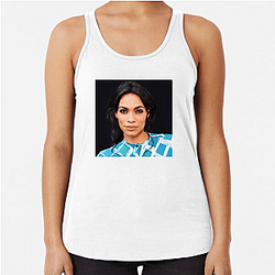 Hollywood Starlet Rosario Dawson Tank Tops