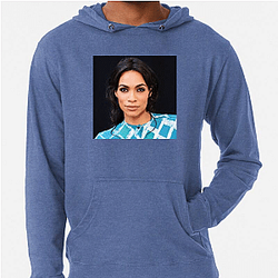 Hollywood Starlet Rosario Dawson Hoodies