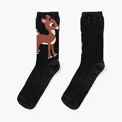 Classic Rudolph and the Red-Nosed Reindeer Christmas Socks