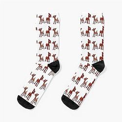 Rudolph and Clarice Socks