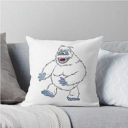 Rudolph the Red-Nosed Reindeer Bumble Monster Throw Pillow