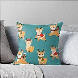 Rudolph Christmas Throw Pillow