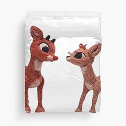 Rudolph and Clarice Duvet Cover