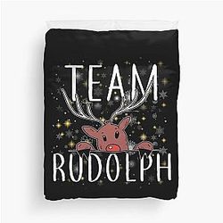 Team Rudolph Duvet Cover