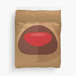 Rudolph No Red Nose Duvet Cover