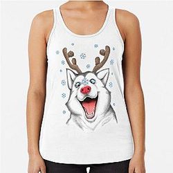 Husky Racerback Tank Top