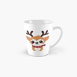 Baby Rudolph is a cute character for winter days. Tall Mug