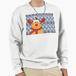 Classic Rudolph Christmas Pullover Sweatshirt