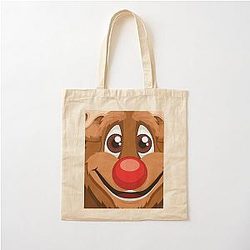 Classic Rudolph Cotton Tote Bag