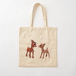 Rudolph and Clarice Cotton Tote Bag