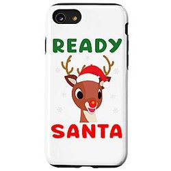 iPhone SE (2020) 7 8 Christmas Rudolph Red Reindeer Kids Gift Case