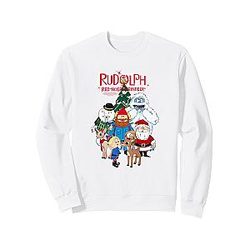 Rudolph the Christmas Tree Retro Holiday Sweatshirt