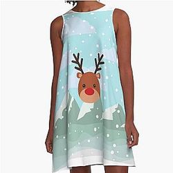 Rudolph 2020 A-Line Dress