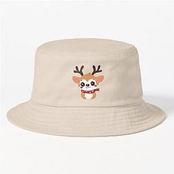 Baby Rudolph  the perfect winter character  Bucket Hat