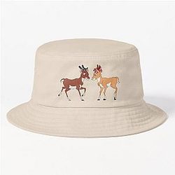 Biologically accurate Rudolph and Clarice Bucket Hat
