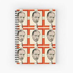 Rudolph Valentino 1922 colored photo Notebook