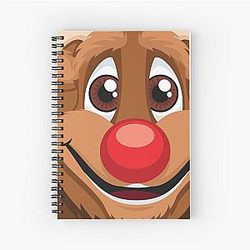 Classic Rudolph Spiral Notebook