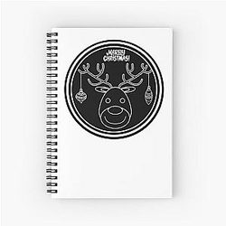 Rudolph Christmas Spiral Notebook