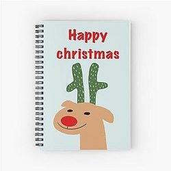 Rudolph Waiting for Christmas Notebook