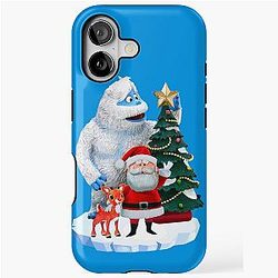 Bumble, Rudolph, Santa iPhone Case