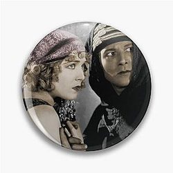Rudolph Valentino in The Son of the Sheikh Pin