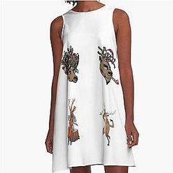 Classic Rudolph A Line Dress