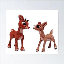 Rudolph and Clarice Poster