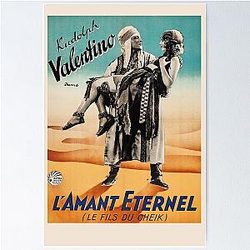 Rudolph Valentino The Son of the Sheik (1926) French Movie Poster