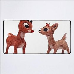 Rudolph and Clarice Desk Mat