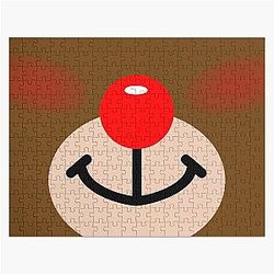 Classic Smiling Rudolph Red Nose Blushing Jigsaw Puzzle