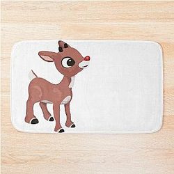 Classic Rudolph Bath Mat