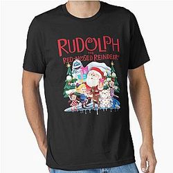 Cute Rudolph The Red Nosed Reindeer Christmas Essential T-Shirt