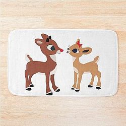 Classic Rudolph and Clarice Bath Mat