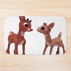 Rudolph and Clarice Bath Mat