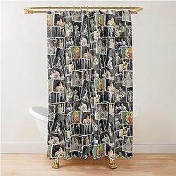 A Sainted Devil with Helen d'Algy and Rudolph Valentino Shower Curtain