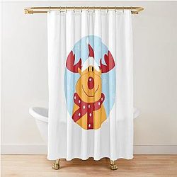 Classic Rudolph Christmas Shower Curtain