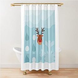 Classic Rudolph Shower Curtain