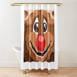 Classic Rudolph Shower Curtain